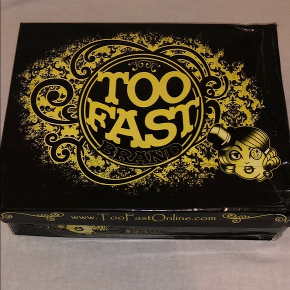 Too Fast Mustache Stiletto Heels - Picture 5 of 8